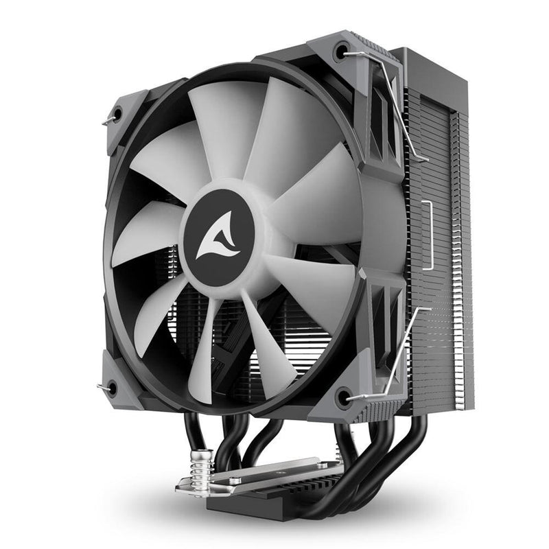 Sharkoon A40 RGB Single-Tower-Luftkühler 220W TDP schwarz