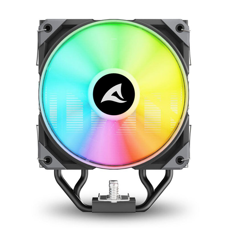 Sharkoon A40 RGB Single-Tower-Luftkühler 220W TDP schwarz