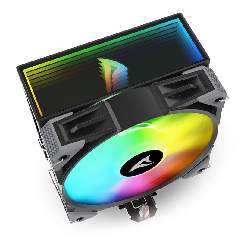 Sharkoon A40 RGB Single-Tower-Luftkühler 220W TDP schwarz