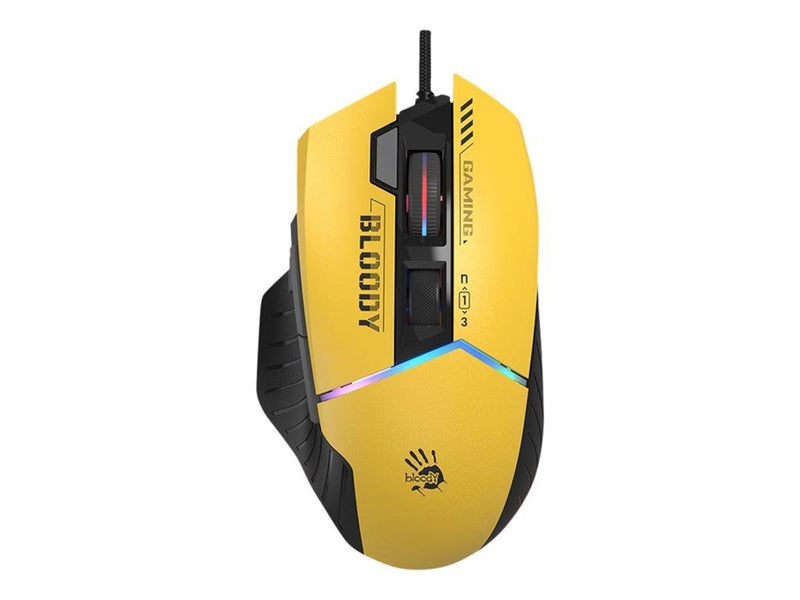 A4Tech Bloody W95 Max Sports - Maus (Gelb)