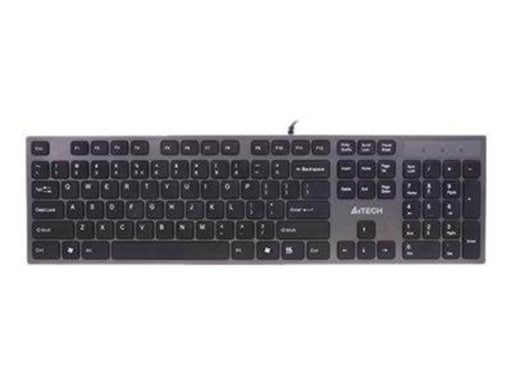 A4Tech KV-300H - Tastatur - Englisch (US) - Grau