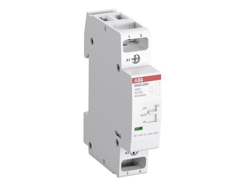 ABB En20-20n-01 installation contactor 2no/0nc 24v ac/dc