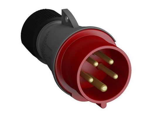 ABB Industrial plug 3p+n+e 16 a red