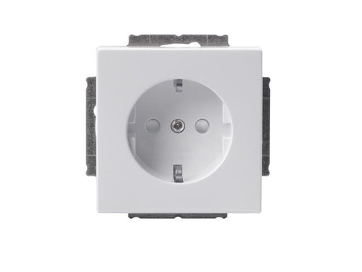 ABB Socket outlet schuko 1-g ip21 white