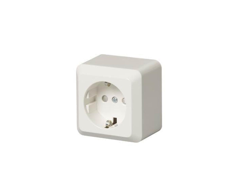 ABB Socket outlet schuko 1-g screwless terminals