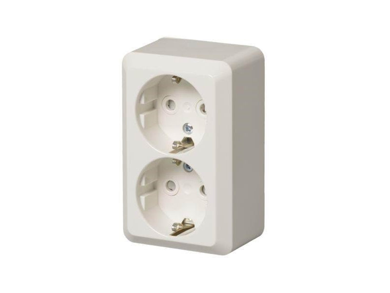 ABB Socket outlet schuko 2-g screwless term