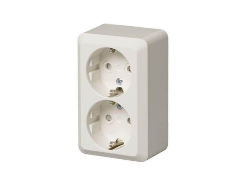 ABB Socket outlet schuko 2-g screwless term