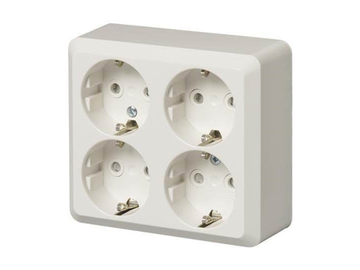 ABB Socket outlet schuko 4-g screwless term