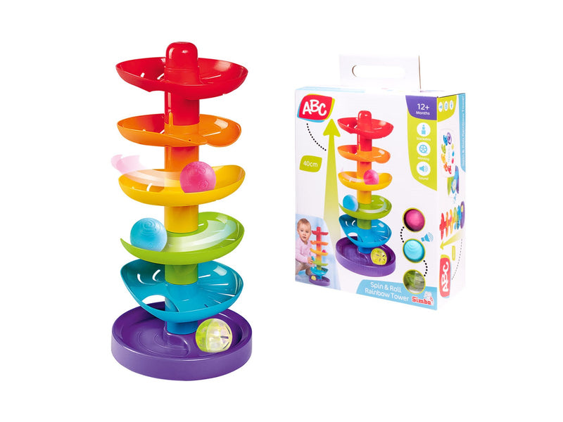 ABC  Rainbow Ball Drop Tower