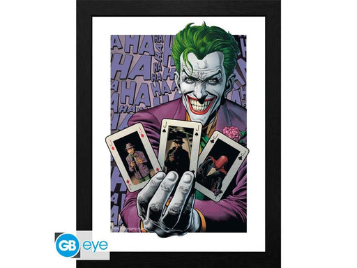 ABYstyle - DC COMICS Framed print The Joker Haha Cards - Bild