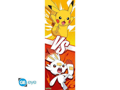 ABYstyle - POKEMON Door Poster Pikachu and Scorbunny (53x158cm) - Plakat