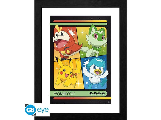 ABYstyle - POKEMON Framed print Scarlet & Violet Starters - Bild