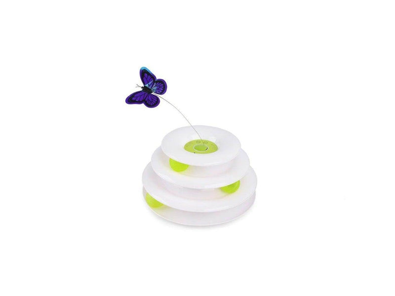 AFP All For Paws - Cat Toy Interactive Tower Of Butterfly 25X25X14Cm - (787.7560)