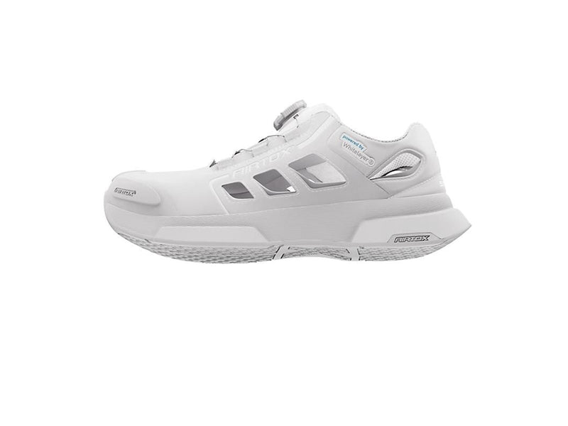 AIRTOX FW22 Sicherheitssandale, PRO smart lacing, Styrosoft Sohle 3.0, clean white - Gr. 49