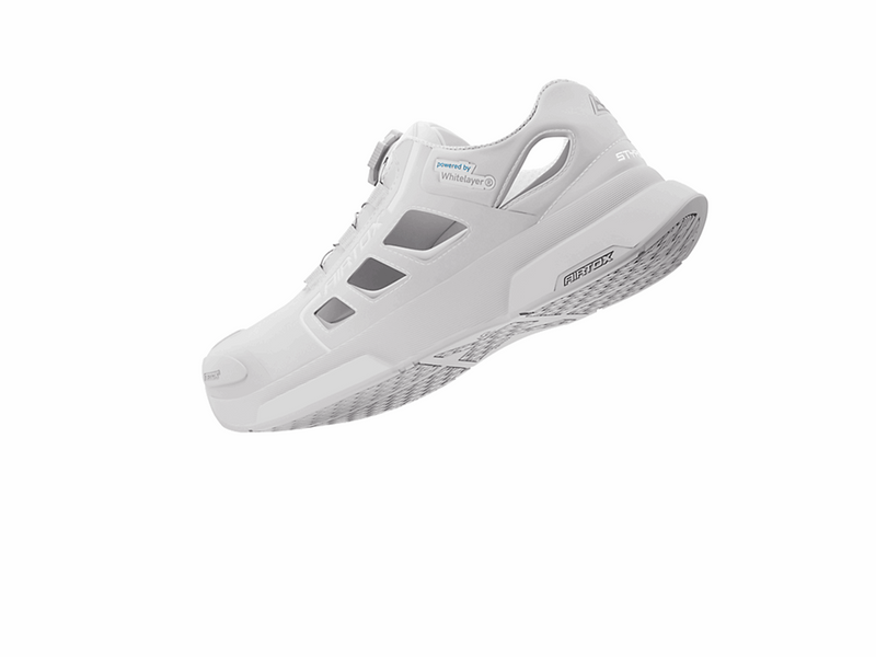 AIRTOX FW22 Sicherheitssandale, PRO smart lacing, Styrosoft Sohle 3.0,  clean white - Str. 36