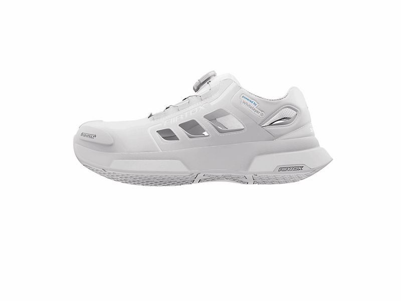 AIRTOX FW22 Sicherheitssandale, PRO smart lacing, Styrosoft Sohle 3.0,  clean white - Str. 36