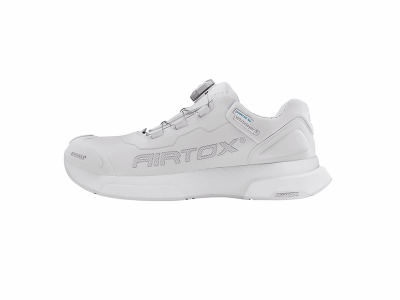 AIRTOX FW44 Sicherheitsschuhe, PRO smart lacing, Styrosoft Sohle 3.0, clean white - Str. 36