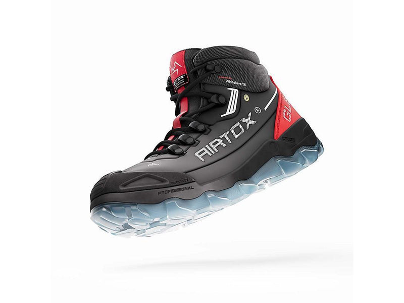 AIRTOX GL6 Sicherheitsstiefel, Whitelayer Nageldurchtrittschutz, G-force air Sohle, Ergo Alu-Zehenschutzkappe - Str. 38