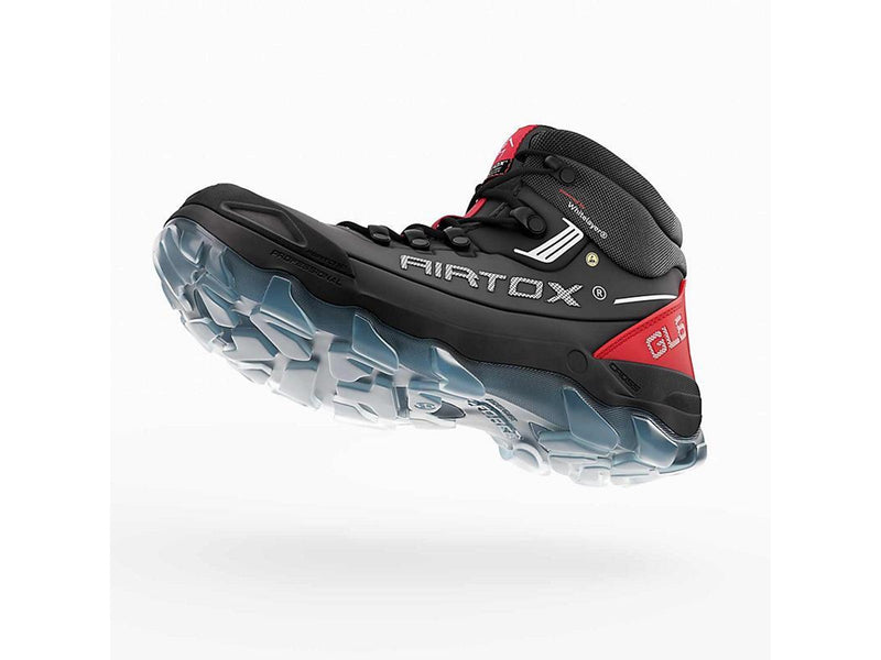 AIRTOX GL6 Sicherheitsstiefel, Whitelayer Nageldurchtrittschutz, G-force air Sohle, Ergo Alu-Zehenschutzkappe - Str. 48