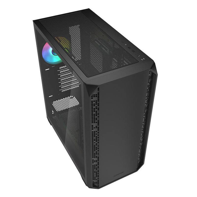 Sharkoon PC Gehäuse AK2 RGB Black ATX schwarz