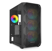 Sharkoon PC Gehäuse AK3 RGB Black ATX schwarz