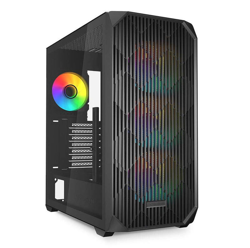 Sharkoon PC Gehäuse AK3 RGB Black ATX schwarz