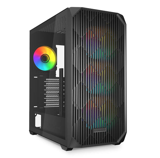 Sharkoon PC Gehäuse AK3 RGB Black ATX schwarz