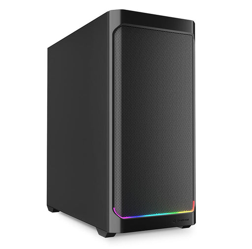 Sharkoon PC Gehäuse AK4 RGB Strip Black ATX schwarz