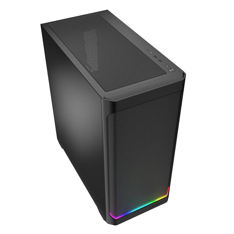 Sharkoon PC Gehäuse AK4 RGB Strip Black ATX schwarz