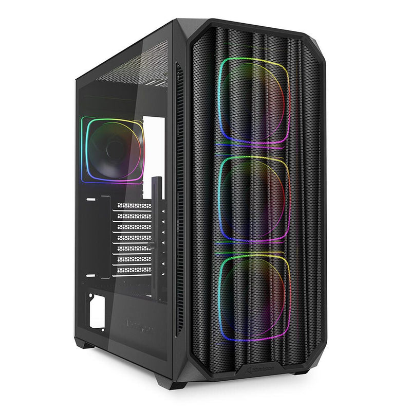 Sharkoon PC Gehäuse AK5M RGB Black ATX schwarz