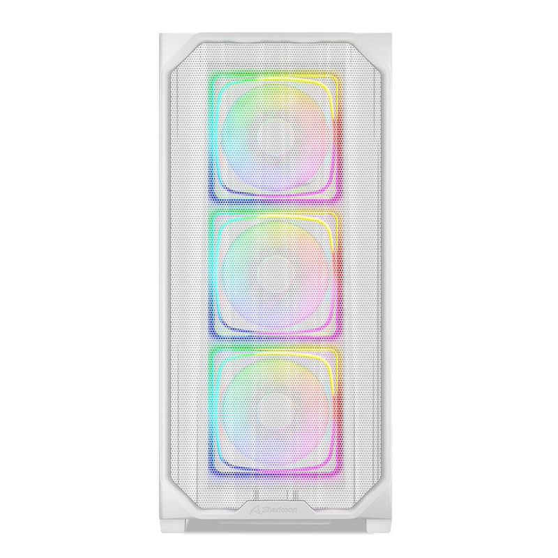 Sharkoon PC Gehäuse AK5M RGB White ATX weiß