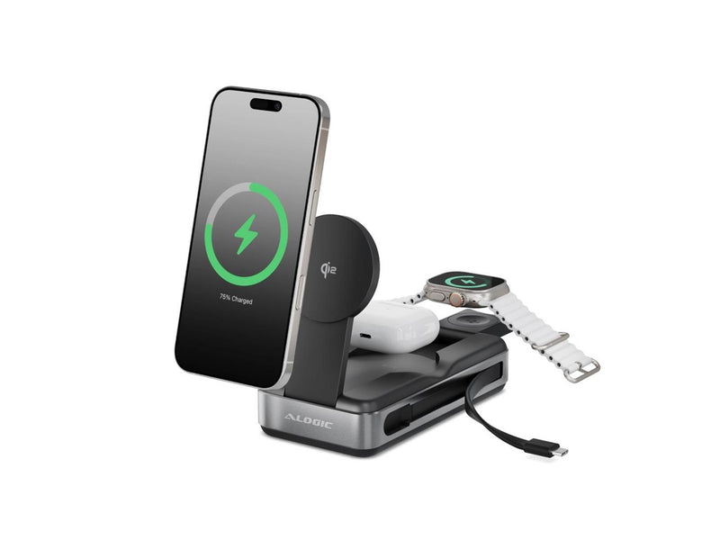 ALOGIC Roam 21.000mAh 6-in-1 Power Bank with Qi2