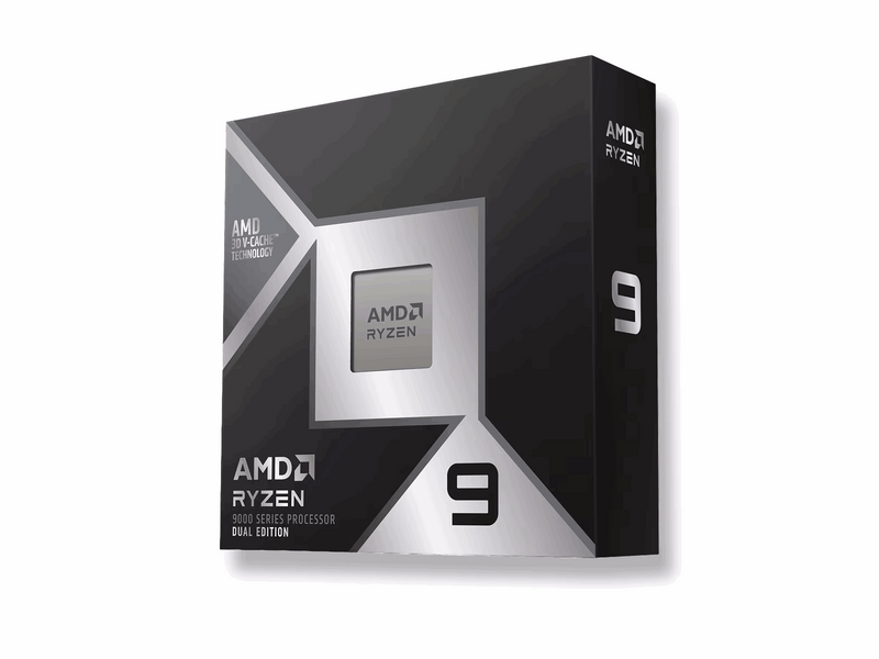 AMD Ryzen 9 9950X3D2 Dual Edition CPU - 16 Kerne - 4.3 GHz - AMD AM5 - AMD Boxed (ohne Kühler)
