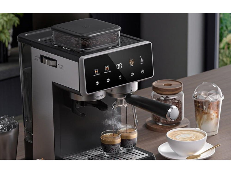 AMZCHEF CE-CM5560-SV Piston Coffee Maker
