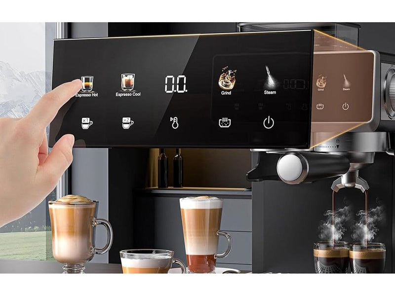 AMZCHEF CE-CM5560-SV Piston Coffee Maker