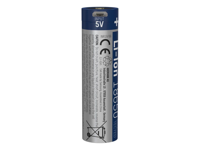 ANSMANN 1 Ansmann Li-Ion 18650 3400mAh 3.6V Micro-USB