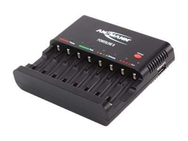 ANSMANN Powerline 8 charger for aa/aaa nimh 8 pcs.