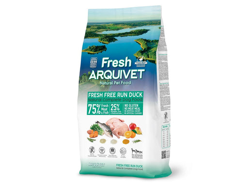 ARQUIVET Fresh Duck with ocean fish - semi-moist dog food - 10 kg