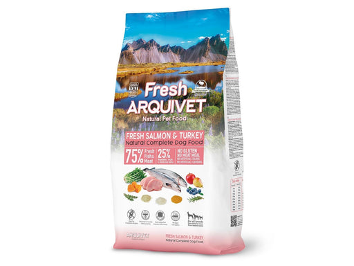ARQUIVET Fresh Salmon with turkey - semi-moist dog food - 10 kg
