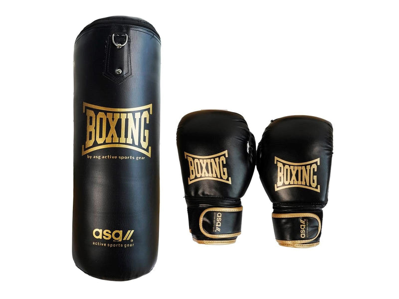 ASG Boksesæt Junior 18 kg. - Sort/Guld