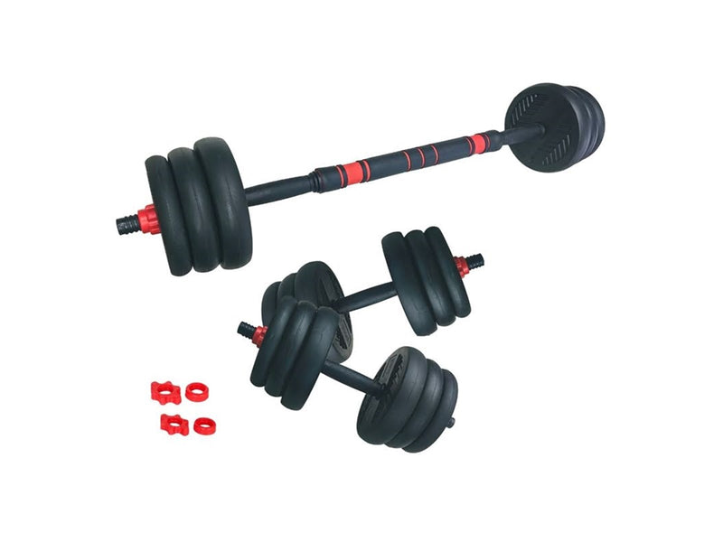 ASG Vægtsæt 15 kg. Sort/Rød