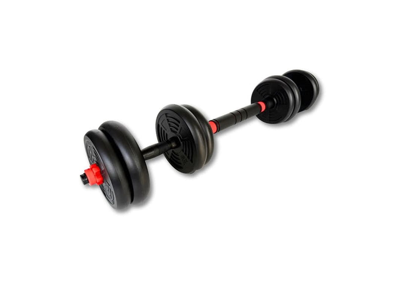 ASG Vægtsæt 15 kg. Sort/Rød