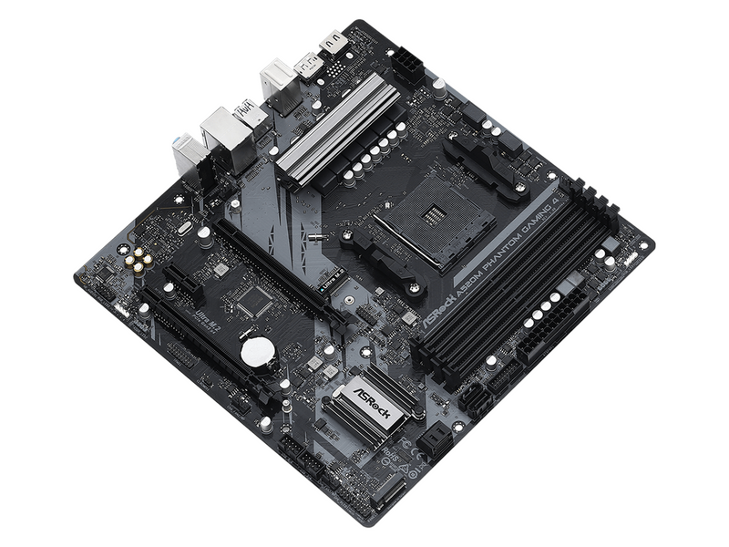 ASRock A520M Phantom Gaming 4 Mainboard - AMD A520 - AMD AM4 - DDR4 RAM - Micro-ATX
