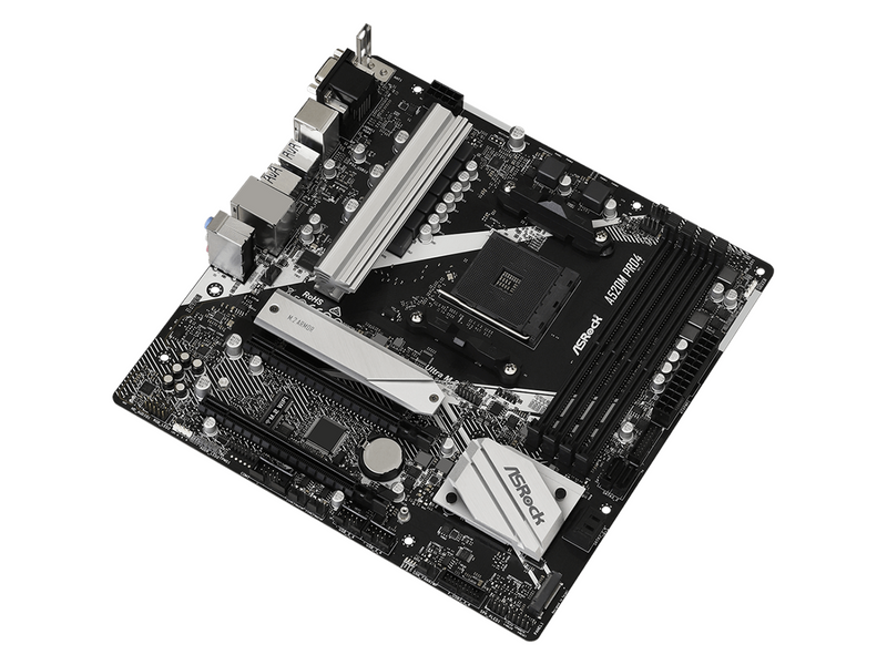 ASRock A520M Pro4 Mainboard - AMD A520 - AMD AM4 - DDR4 RAM - Micro-ATX