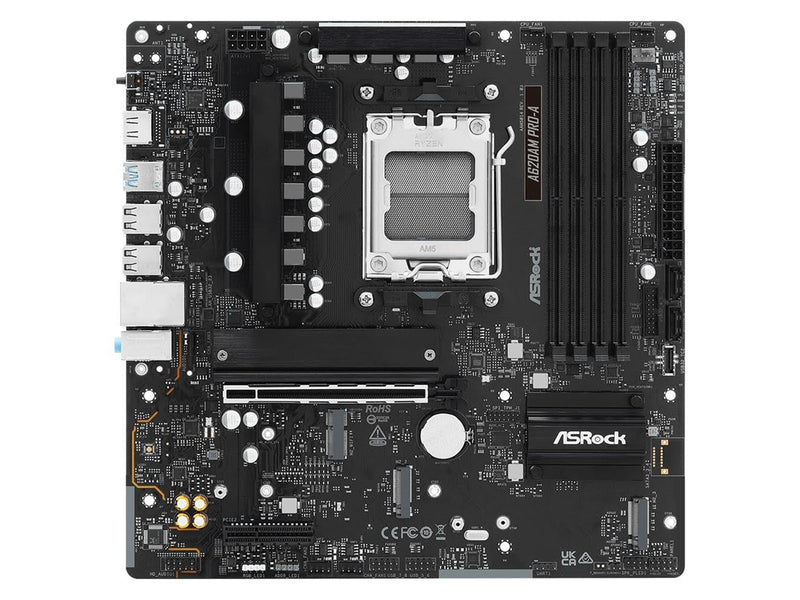 ASRock A620AM PRO-A Mainboard - AMD A620A - AMD AM5 - DDR5 RAM - Micro-ATX