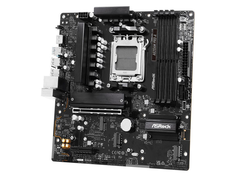 ASRock A620AM PRO-A Mainboard - AMD A620A - AMD AM5 - DDR5 RAM - Micro-ATX