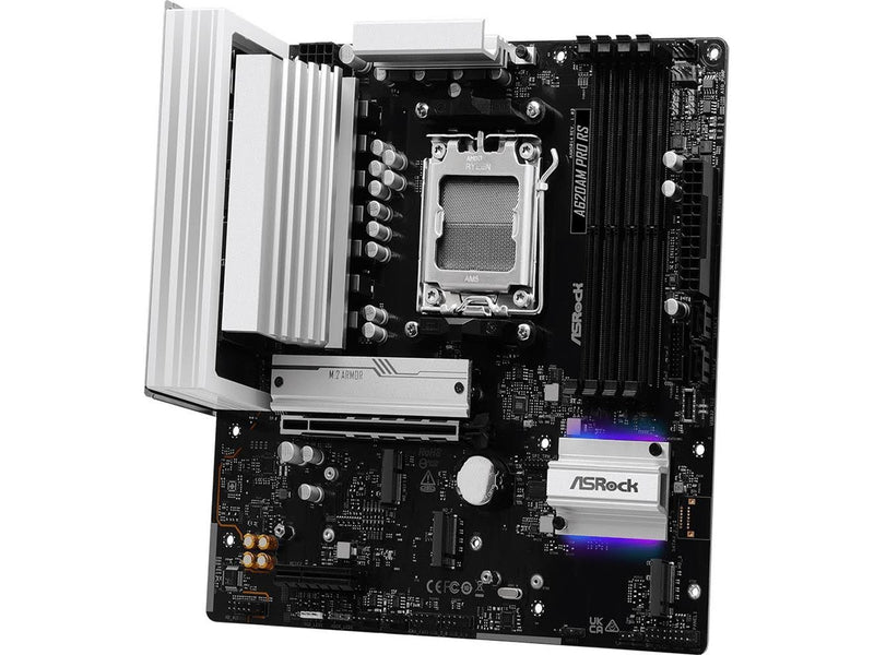ASRock A620AM Pro RS Mainboard - AMD A620A - AMD AM5 - DDR5 RAM - Micro-ATX