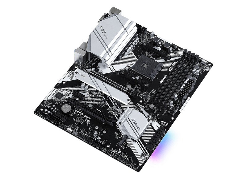 ASRock B550 PRO4 Mainboard - AMD B550 - AMD AM4 - DDR4 RAM - ATX