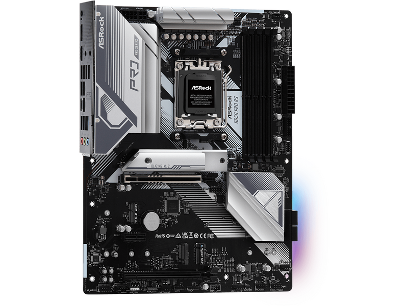 ASRock B650 Pro RS Mainboard - AMD B650 - AMD AM5 - DDR5 RAM - ATX