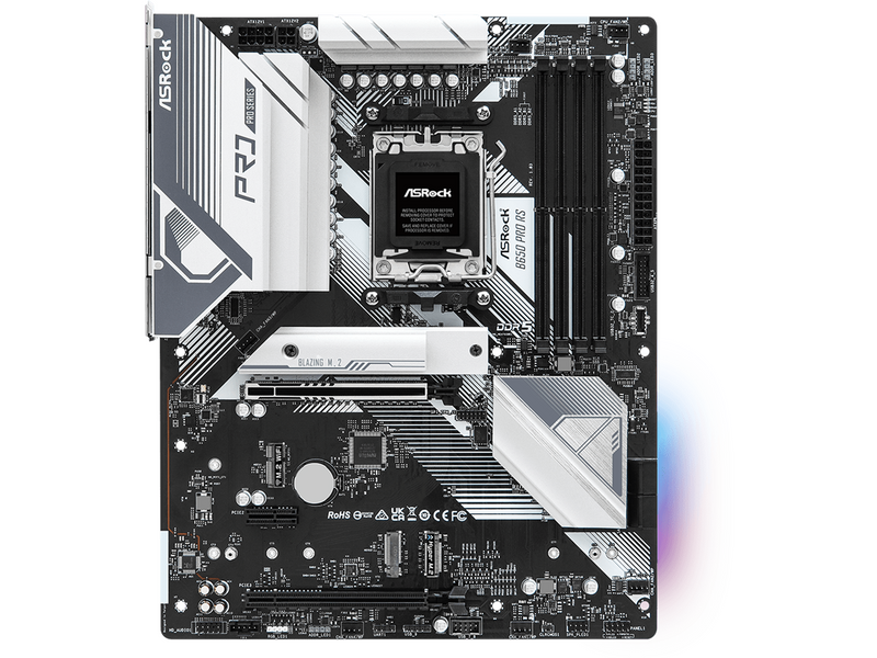 ASRock B650 Pro RS Mainboard - AMD B650 - AMD AM5 - DDR5 RAM - ATX